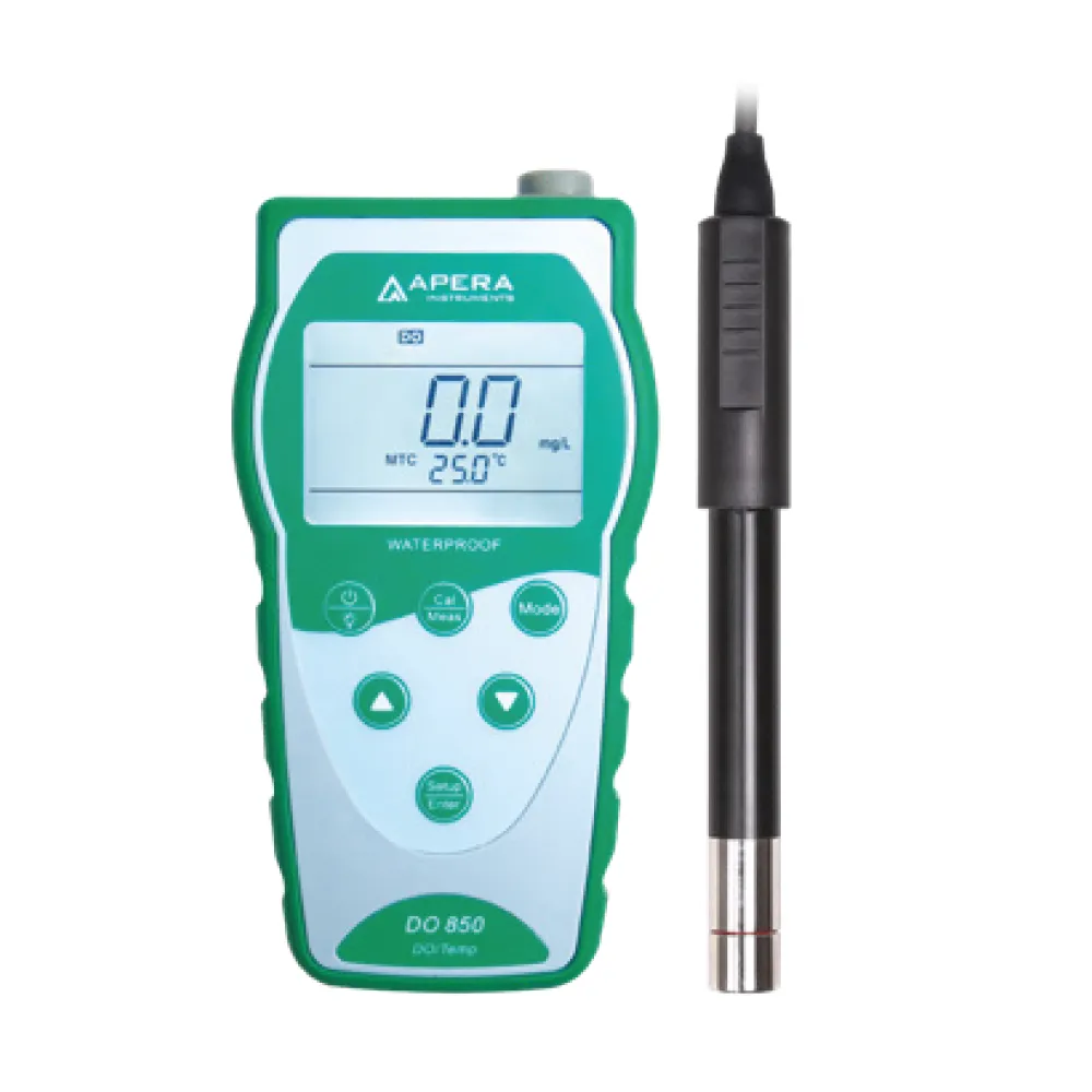 Analisador portátil de oxigênio dissolvido DO850 e DO8500