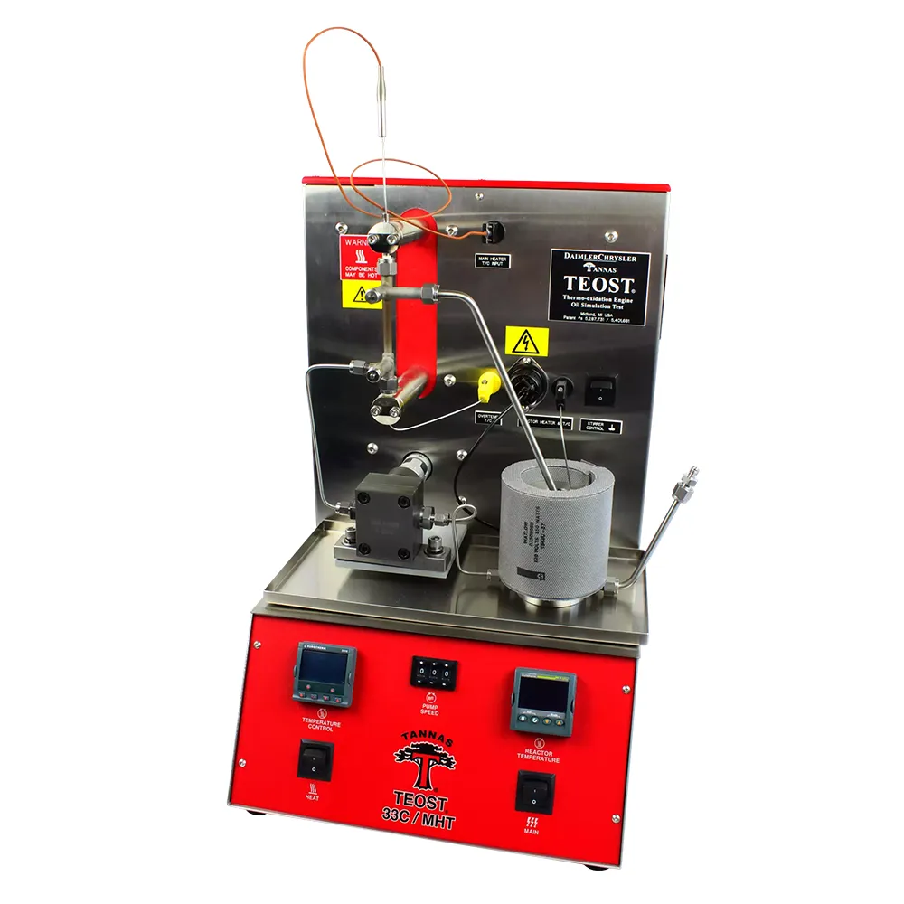 Teste de estabilidade à oxidação em lubrificantes TEOST