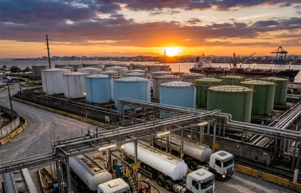 parque de tancagem de terminal de combustiveis
